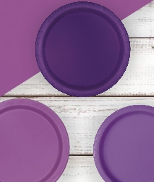 Purple Coloured Themed Party Supplies | Party Save Smile